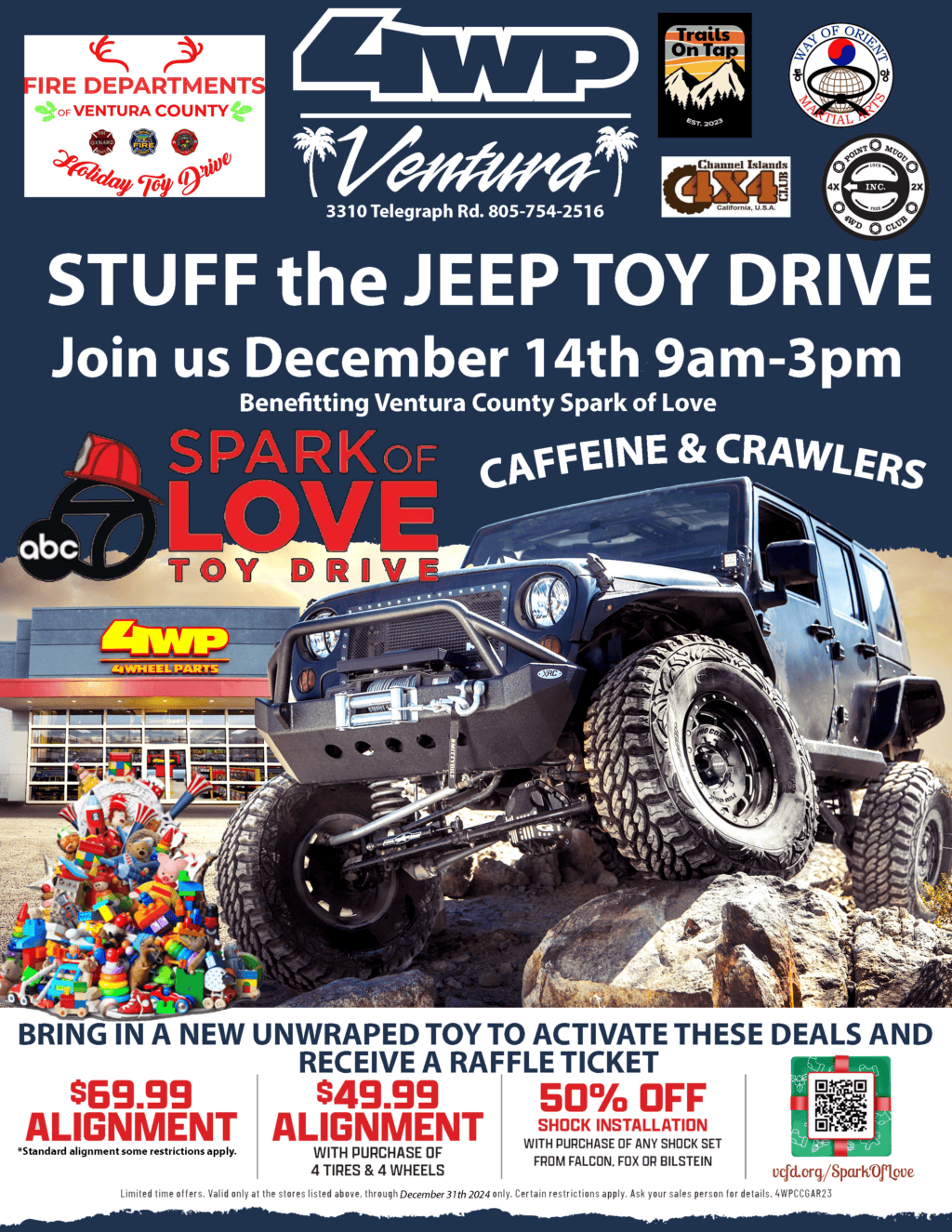 4 Wheel Parts Toy Drive flyer